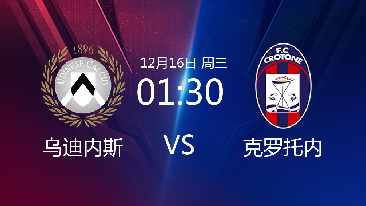 关于克罗托内客场小胜乌迪内斯，带走三分的信息